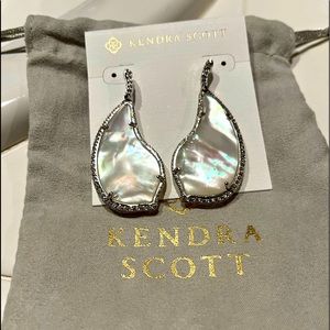 Kendra Scott mother of pearl earrings. New!